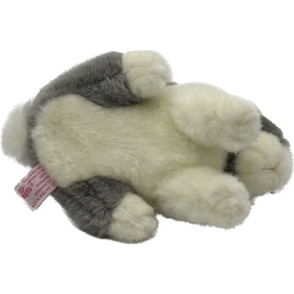 Vtg Russ Berrie Bunny Rabbit Plush Stuffed Animal PUDDLES Realistic Easter - Picture 5 of 7